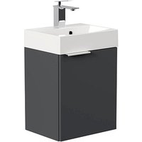 POSSEIK Waschbecken mit Unterschrank CUBI SLIMLINE grafit 40,0 x 31,0 x 56,3 cm POSSEIK Waschbecken mit Unterschrank CUBI SLIMLINE grafit 40,0 x 31,0 x 56,3 cm von Posseik