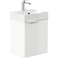 POSSEIK Waschbecken mit Unterschrank CUBI SLIMLINE weiß glanz 40,0 x 31,0 x 56,3 cm POSSEIK Waschbecken mit Unterschrank CUBI SLIMLINE weiß glanz 40,0 x 31,0 x 56,3 cm von Posseik