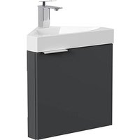 POSSEIK Waschbecken mit Unterschrank DELTA SLIMLINE grafit 52,0 x 37,0 x 55,0 cm POSSEIK Waschbecken mit Unterschrank DELTA SLIMLINE grafit 52,0 x 37,0 x 55,0 cm von Posseik