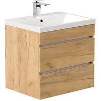 POSSEIK Waschbecken mit Unterschrank FELLINI 60 eiche gold 60,0 x 48,0 x 58,4 cm POSSEIK Waschbecken mit Unterschrank FELLINI 60 eiche gold 60,0 x 48,0 x 58,4 cm von Posseik