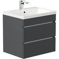 POSSEIK Waschbecken mit Unterschrank FELLINI 60 grafit 60,0 x 48,0 x 58,4 cm POSSEIK Waschbecken mit Unterschrank FELLINI 60 grafit 60,0 x 48,0 x 58,4 cm von Posseik
