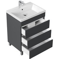 POSSEIK Waschbecken mit Unterschrank FELLINI 60 grafit 60,0 x 48,0 x 83,5 cm POSSEIK Waschbecken mit Unterschrank FELLINI 60 grafit 60,0 x 48,0 x 83,5 cm von Posseik