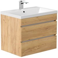 POSSEIK Waschbecken mit Unterschrank FELLINI 70 eiche gold 70,0 x 48,0 x 58,4 cm POSSEIK Waschbecken mit Unterschrank FELLINI 70 eiche gold 70,0 x 48,0 x 58,4 cm von Posseik