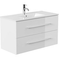 POSSEIK Waschbecken mit Unterschrank HOMELINE 100 weiß glanz 101,0 x 47,0 x 57,8 cm POSSEIK Waschbecken mit Unterschrank HOMELINE 100 weiß glanz 101,0 x 47,0 x 57,8 cm von Posseik