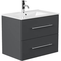 POSSEIK Waschbecken mit Unterschrank HOMELINE 70 grafit 71,0 x 46,5 x 53,8 cm POSSEIK Waschbecken mit Unterschrank HOMELINE 70 grafit 71,0 x 46,5 x 53,8 cm von Posseik