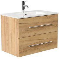 POSSEIK Waschbecken mit Unterschrank HOMELINE 80 eiche gold 81,0 x 46,0 x 61,0 cm POSSEIK Waschbecken mit Unterschrank HOMELINE 80 eiche gold 81,0 x 46,0 x 61,0 cm von Posseik