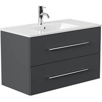POSSEIK Waschbecken mit Unterschrank HOMELINE 90 grafit 91,0 x 46,5 x 55,8 cm POSSEIK Waschbecken mit Unterschrank HOMELINE 90 grafit 91,0 x 46,5 x 55,8 cm von Posseik
