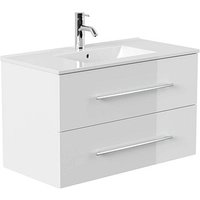 POSSEIK Waschbecken mit Unterschrank HOMELINE 90 weiß glanz 91,0 x 46,5 x 55,8 cm POSSEIK Waschbecken mit Unterschrank HOMELINE 90 weiß glanz 91,0 x 46,5 x 55,8 cm von Posseik