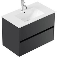 POSSEIK Waschbecken mit Unterschrank LIMES 80 grafit 80,0 x 46,5 x 58,5 cm POSSEIK Waschbecken mit Unterschrank LIMES 80 grafit 80,0 x 46,5 x 58,5 cm von Posseik