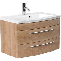 POSSEIK Waschbecken mit Unterschrank LUNA 80 eiche gold 82,0 x 49,0 x 53,2 cm POSSEIK Waschbecken mit Unterschrank LUNA 80 eiche gold 82,0 x 49,0 x 53,2 cm von Posseik