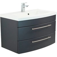 POSSEIK Waschbecken mit Unterschrank LUNA 80 grafit 82,0 x 49,0 x 53,2 cm von Posseik