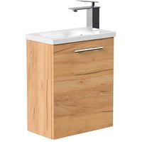 POSSEIK Waschbecken mit Unterschrank PIENI SLIMLINE eiche gold 40,0 x 22,0 x 49,3 cm POSSEIK Waschbecken mit Unterschrank PIENI SLIMLINE eiche gold 40,0 x 22,0 x 49,3 cm von Posseik