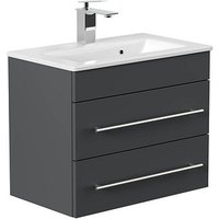 POSSEIK Waschbecken mit Unterschrank PORTUS SLIMLINE 600 grafit 60,0 x 36,0 x 49,6 cm POSSEIK Waschbecken mit Unterschrank PORTUS SLIMLINE 600 grafit 60,0 x 36,0 x 49,6 cm von Posseik