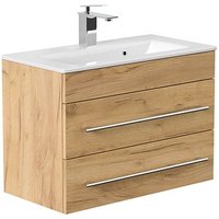 POSSEIK Waschbecken mit Unterschrank PORTUS SLIMLINE 700 eiche gold 70,0 x 36,0 x 49,6 cm POSSEIK Waschbecken mit Unterschrank PORTUS SLIMLINE 700 eiche gold 70,0 x 36,0 x 49,6 cm von Posseik