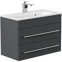 POSSEIK Waschbecken mit Unterschrank PORTUS SLIMLINE 700 grafit 70,0 x 36,0 x 49,6 cm POSSEIK Waschbecken mit Unterschrank PORTUS SLIMLINE 700 grafit 70,0 x 36,0 x 49,6 cm von Posseik