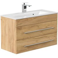POSSEIK Waschbecken mit Unterschrank PORTUS SLIMLINE 800 eiche gold 80,0 x 36,0 x 49,6 cm POSSEIK Waschbecken mit Unterschrank PORTUS SLIMLINE 800 eiche gold 80,0 x 36,0 x 49,6 cm von Posseik