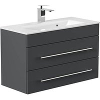 POSSEIK Waschbecken mit Unterschrank PORTUS SLIMLINE 800 grafit 80,0 x 36,0 x 49,6 cm POSSEIK Waschbecken mit Unterschrank PORTUS SLIMLINE 800 grafit 80,0 x 36,0 x 49,6 cm von Posseik