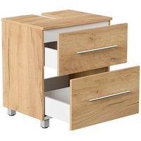 POSSEIK Waschtischunterschrank MONDIAL 55 eiche gold 55,0 x 41,6 x 63,0 cm von Posseik