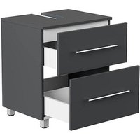 POSSEIK Waschtischunterschrank MONDIAL 55 grafit 55,0 x 41,6 x 63,0 cm von Posseik
