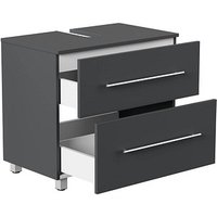 POSSEIK Waschtischunterschrank MONDIAL 70 grafit 70,0 x 41,6 x 63,0 cm von Posseik