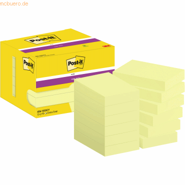 Post-it Haftnotiz Super Sticky 656-12 SSCY 47,6x73mm gelb 12x90 Blatt Post-it Haftnotiz Super Sticky 656-12 SSCY 47,6x73mm gelb 12x90 Blatt von Post-It