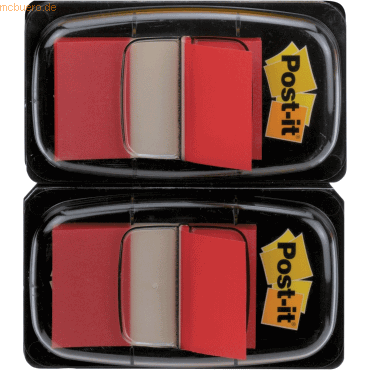 Post-it Haftstreifen Index Standard 25,4x43,2mm 50 Blatt rot VE=2 Spen Post-it Haftstreifen Index Standard 25,4x43,2mm 50 Blatt rot VE=2 Spen von Post-It