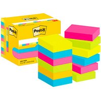 Post-it® Energetic Haftnotizen Standard 653TFEN farbsortiert 12 Blöcke von Post-it®