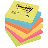 Post-it® Active Collection Haftnotizen Standard 654TFEN farbsortiert 6 Blöcke von Post-it®
