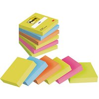 Post-it® Energetic Collection Haftnotizen Standard 654TFEN farbsortiert 6 Blöcke von Post-it®