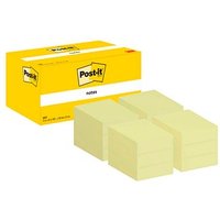 Post-it® Haftnotizen gelb, 12 Blöcke von Post-it®