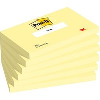 Post-it® Haftnotizen gelb, 6 Blöcke von Post-it®