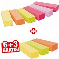 Post-it® Page Marker neon Haftmarker farbsortiert 9x 100 Streifen von Post-it®