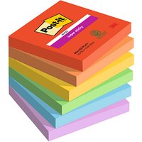 Post-it® Playful Haftnotizen extrastark farbsortiert 6 Blöcke von Post-it®