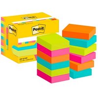 Post-it® Poptimistic Collection Haftnotizen farbsortiert, 12 Blöcke von Post-it®
