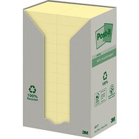 Post-it® Recycling Notes Haftnotizen Standard 653-1T gelb 24 Blöcke von Post-it®