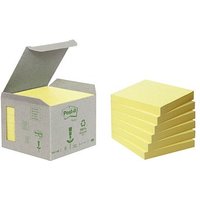 Post-it® Recycling Notes Haftnotizen Standard 6541B gelb 6 Blöcke von Post-it®