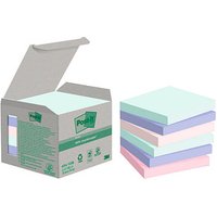 Post-it® Recycling Notes Rainbow Haftnotizen Standard farbsortiert 6 Blöcke von Post-it®