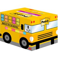Post-it® Schulbus Haftnotizen extrastark farbsortiert 8 Blöcke von Post-it®