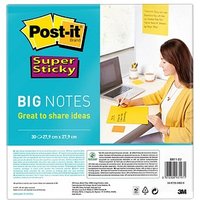Post-it® Super Sticky Big Notes Jumbo-Haftnotizen extrastark BN11-EU gelb 1 Block von Post-it®