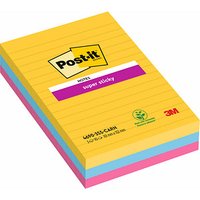 Post-it® Super Sticky Haftnotizen extrastark 46453SSA farbsortiert, 3 Blöcke von Post-it®