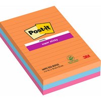 Post-it® Super Sticky Haftnotizen extrastark 46453SSA farbsortiert 3 Blöcke von Post-it®