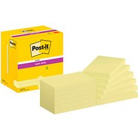 Post-it® Super Sticky Haftnotizen extrastark 65512SY gelb, 12 Blöcke von Post-it®