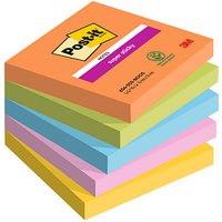 Post-it® Boost Haftnotizen extrastark farbsortiert 5 Blöcke von Post-it®