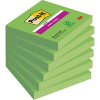 Post-it® Super Sticky Notes Haftnotizen extrastark 6546SA grün 6 Blöcke von Post-it®