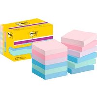Post-it® Super Sticky Notes Soulful Collection Haftnotizen extrastark farbsortiert, 12 Blöcke von Post-it®