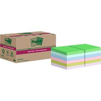 Post-it® Super Sticky Recycling Notes Haftnotizen extrastark farbsortiert 12 Blöcke von Post-it®