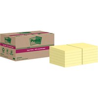 Post-it® Super Sticky Recycling Notes Haftnotizen extrastark gelb 12 Blöcke von Post-it®