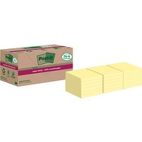 Post-it® Super Sticky Recycling Notes Haftnotizen extrastark gelb 18 Blöcke von Post-it®