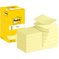 Post-it® Z-Notes Haftnotizen Standard R330 gelb 12 Blöcke von Post-it®