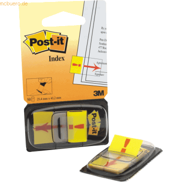 Post-it Index Haftstreifen Index Symbole 50 Streifen Ausrufezeichen ge von Post-it Index